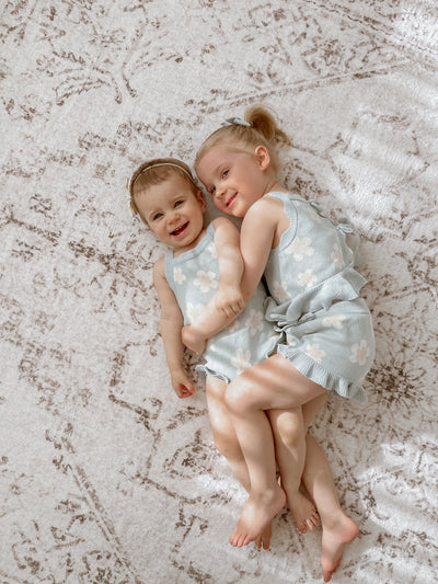 Plush Play Mat - Persian Vintage - Taupe