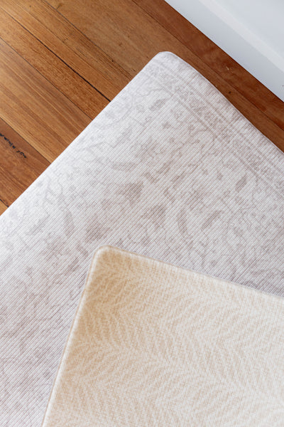 LARGE: Herringbone / Vintage Fade - Taupe