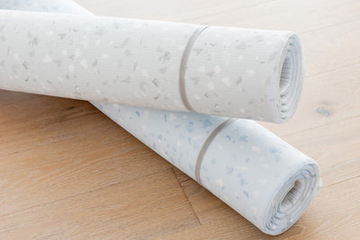 LARGE: Beau Blue Terrazzo / Misty Grey Terrazzo Play Mat