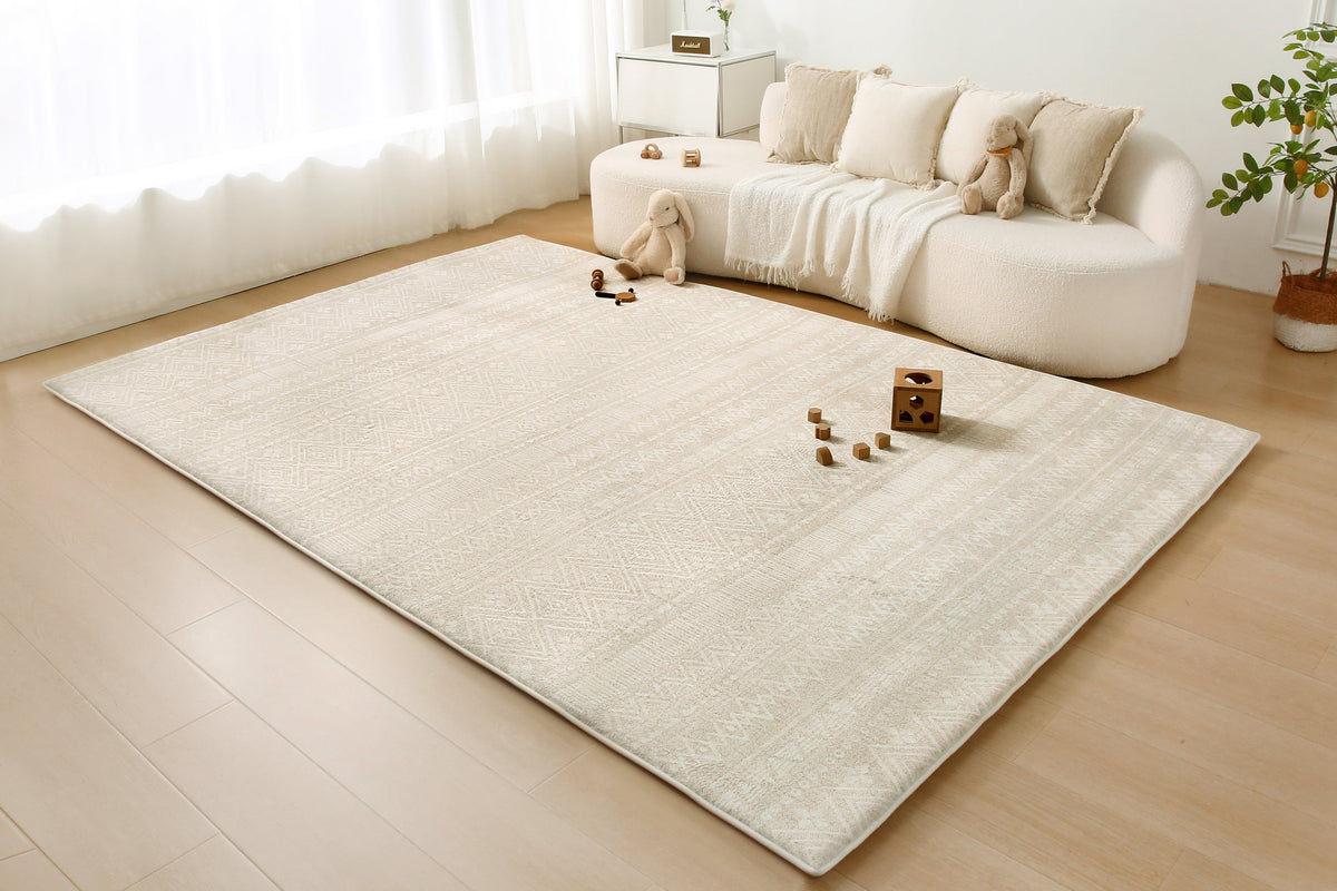 Plush Play Mat - Boho - Beige