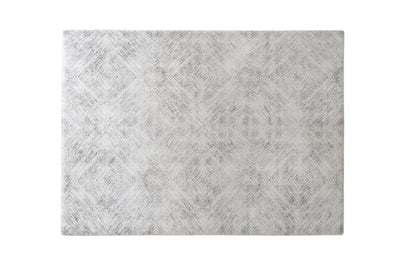 Plush Play Mat - Ikat Diamond - Stone Grey
