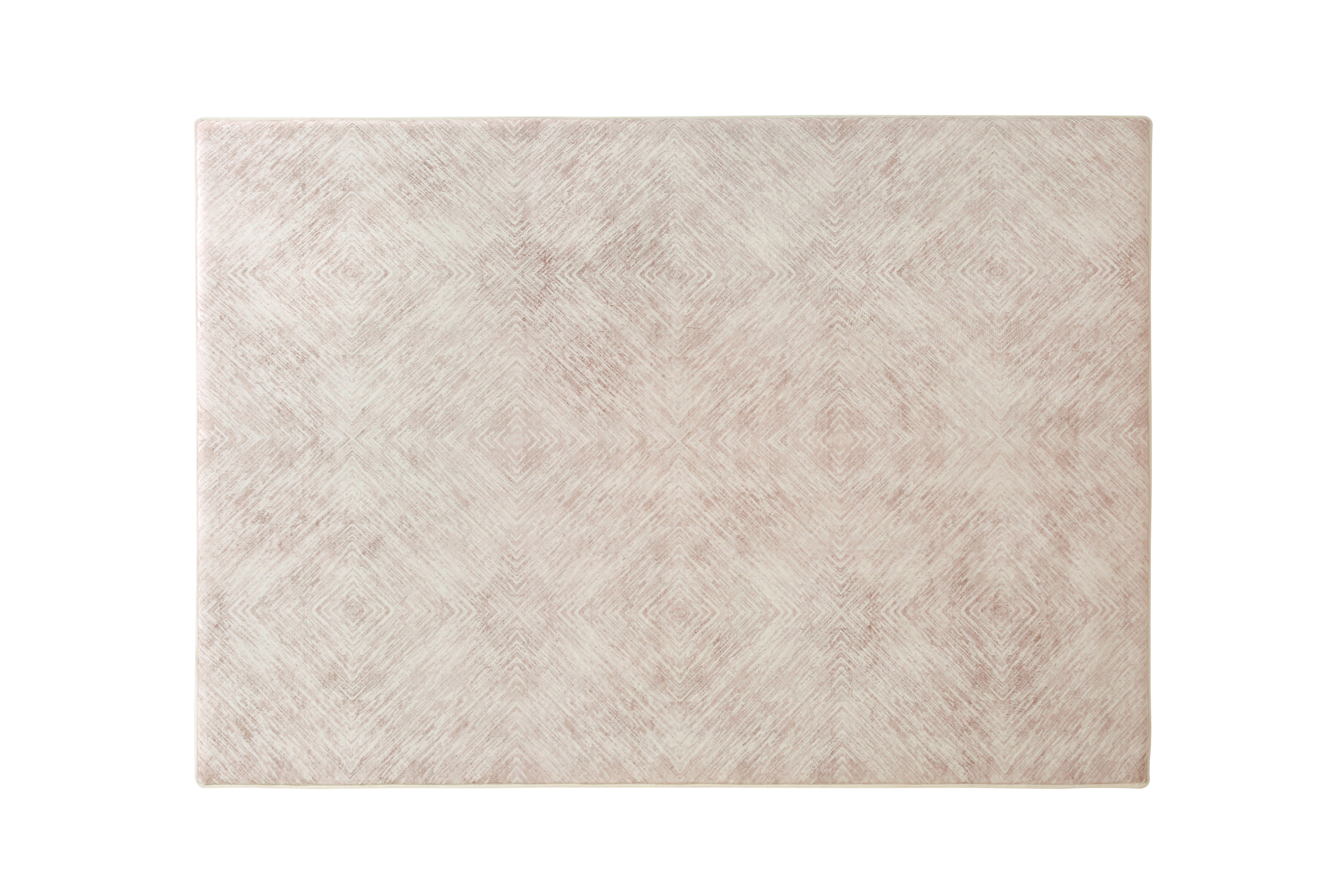 Plush Play Mat - Ikat Diamond - Nougat