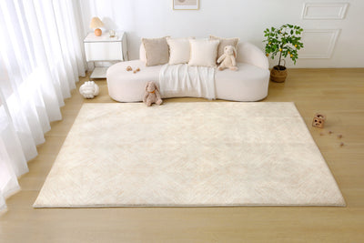 Plush Play Mat - Ikat Diamond - Sand
