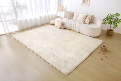 Plush Play Mat - Ikat Diamond - Sand