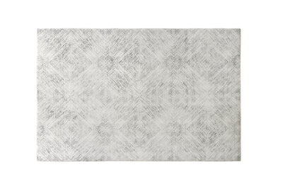Plush Play Mat - Ikat Diamond - Stone Grey