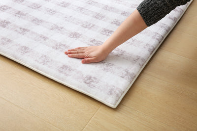 Plush Play Mat - Gingham - Mocha