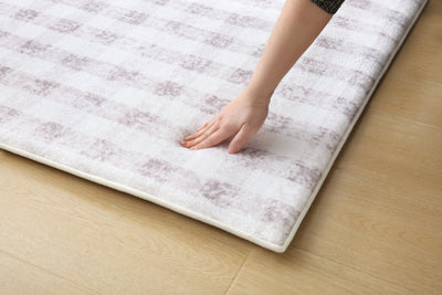 Plush Play Mat - Gingham - Mocha