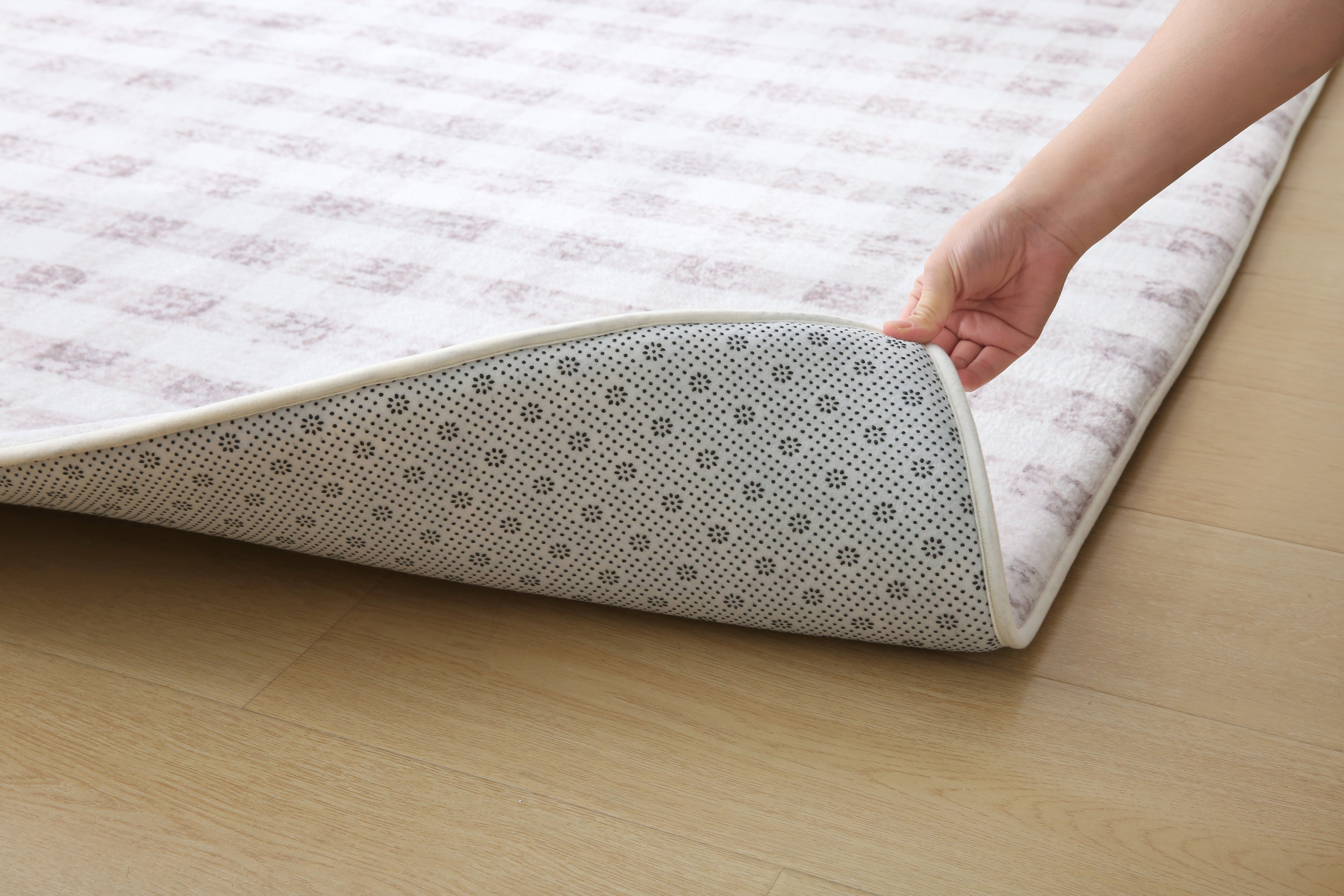 Plush Play Mat - Gingham - Mocha