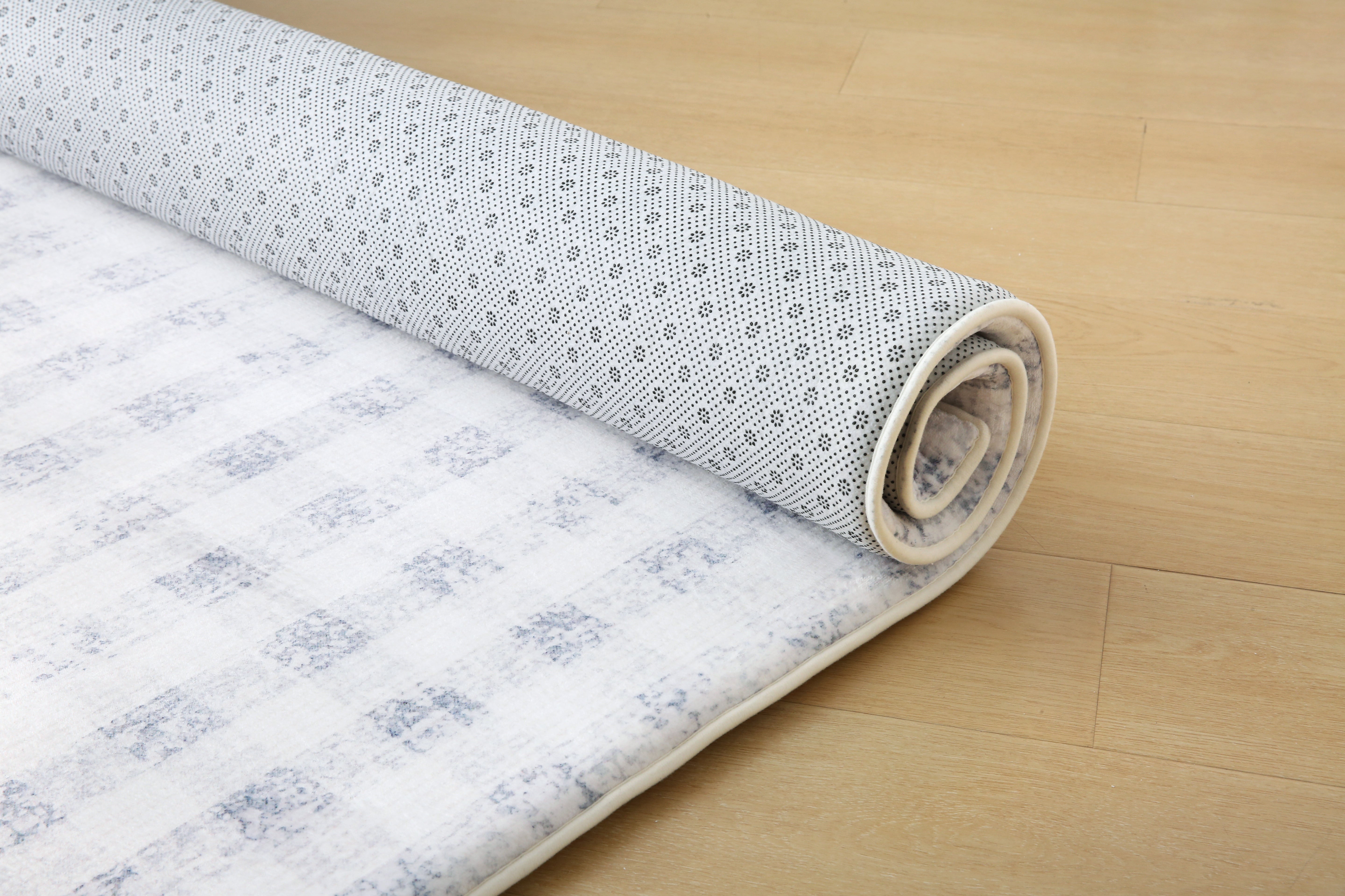 Plush Play Mat - Gingham - Denim