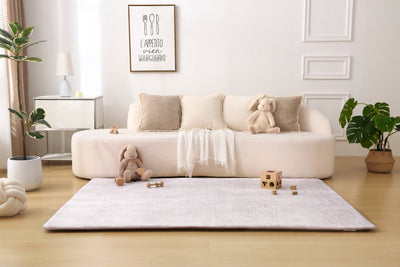 Plush Play Mat - Geo - Toffee