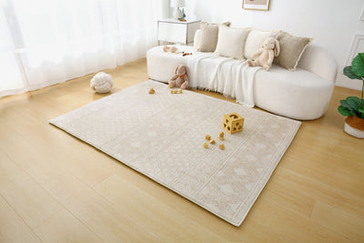 Plush Play Mat - Aztec - Beige