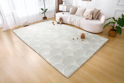 Plush Play Mat - Shell - Sage