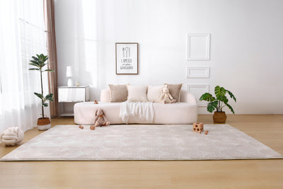Plush Play Mat - Shell - Latte