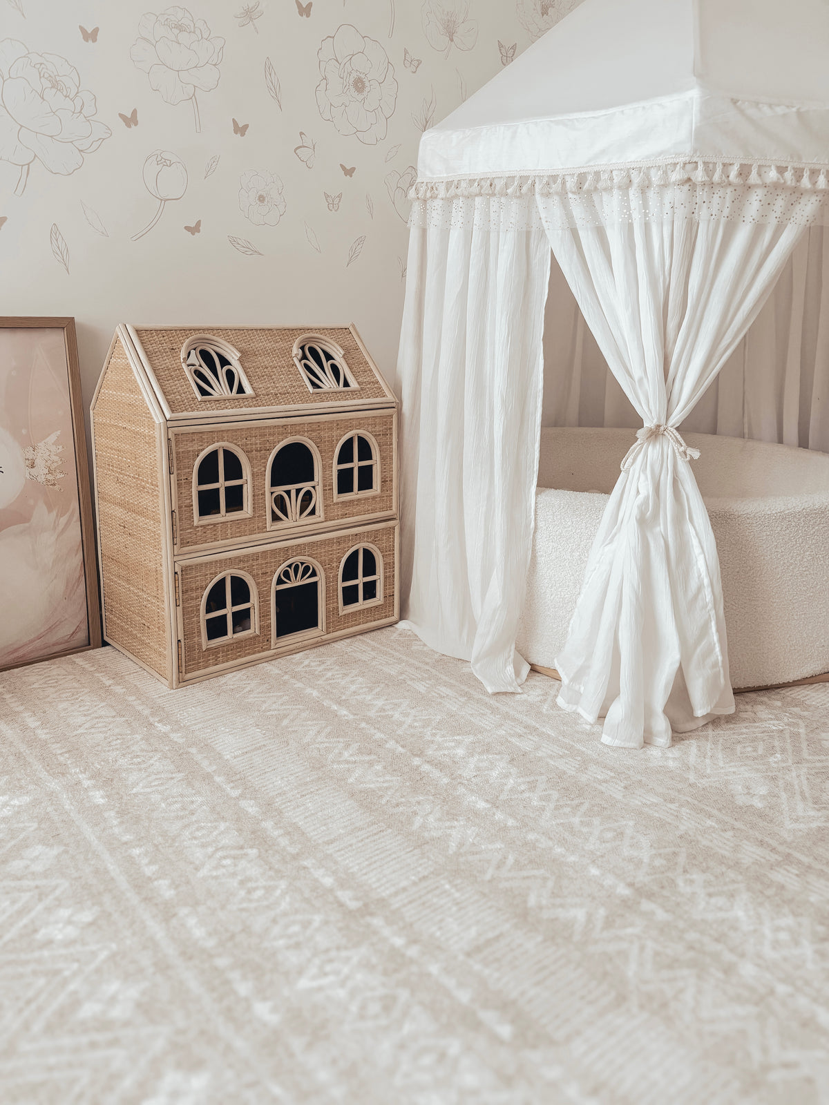 Plush Play Mat - Boho - Beige