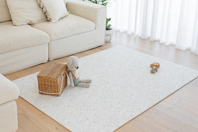 LARGE: Beau Blue Terrazzo / Misty Grey Terrazzo Play Mat