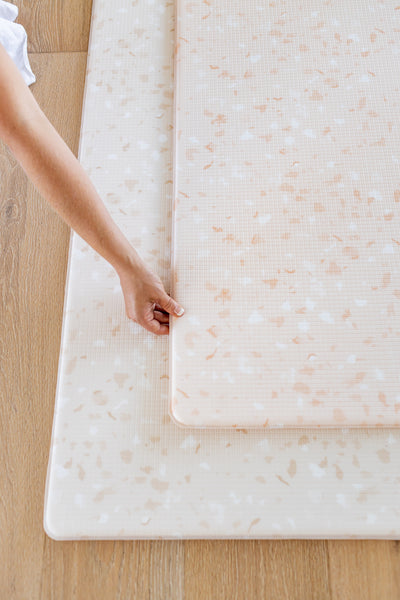 ROUND: Latte Terrazzo / Tuscan Terrazzo Play Mat